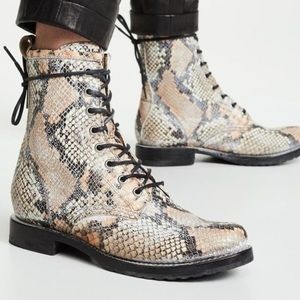 Frye Veronica Snakeskin Boots